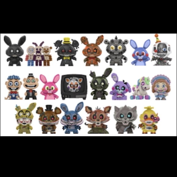 Funko Pop FNAF Shadow Bonnie Funko Mystery Mini - Twisted Ones Series 3 rare - Picture 8 of 9